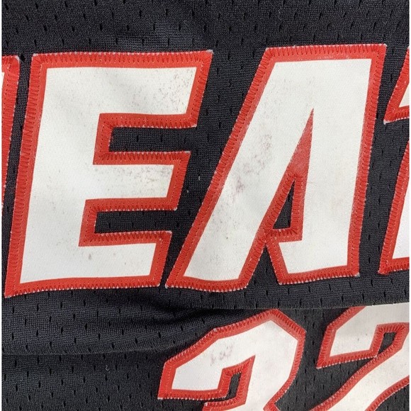 NBA Authentic Shaquille O'Neal Mens Jersey Size 2XL Black Red Team Apparel - Picture 11 of 12